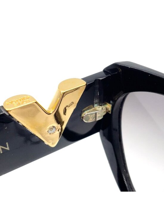 Louis Vuitton New Arrival My Fair Acetate Metal Gold Black Sunglasses Eyewear main image 11